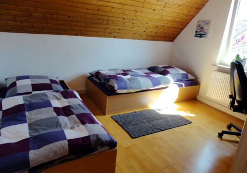 1. 3-Bett Gästezimmer in 73092 Heiningen (Göppingen)